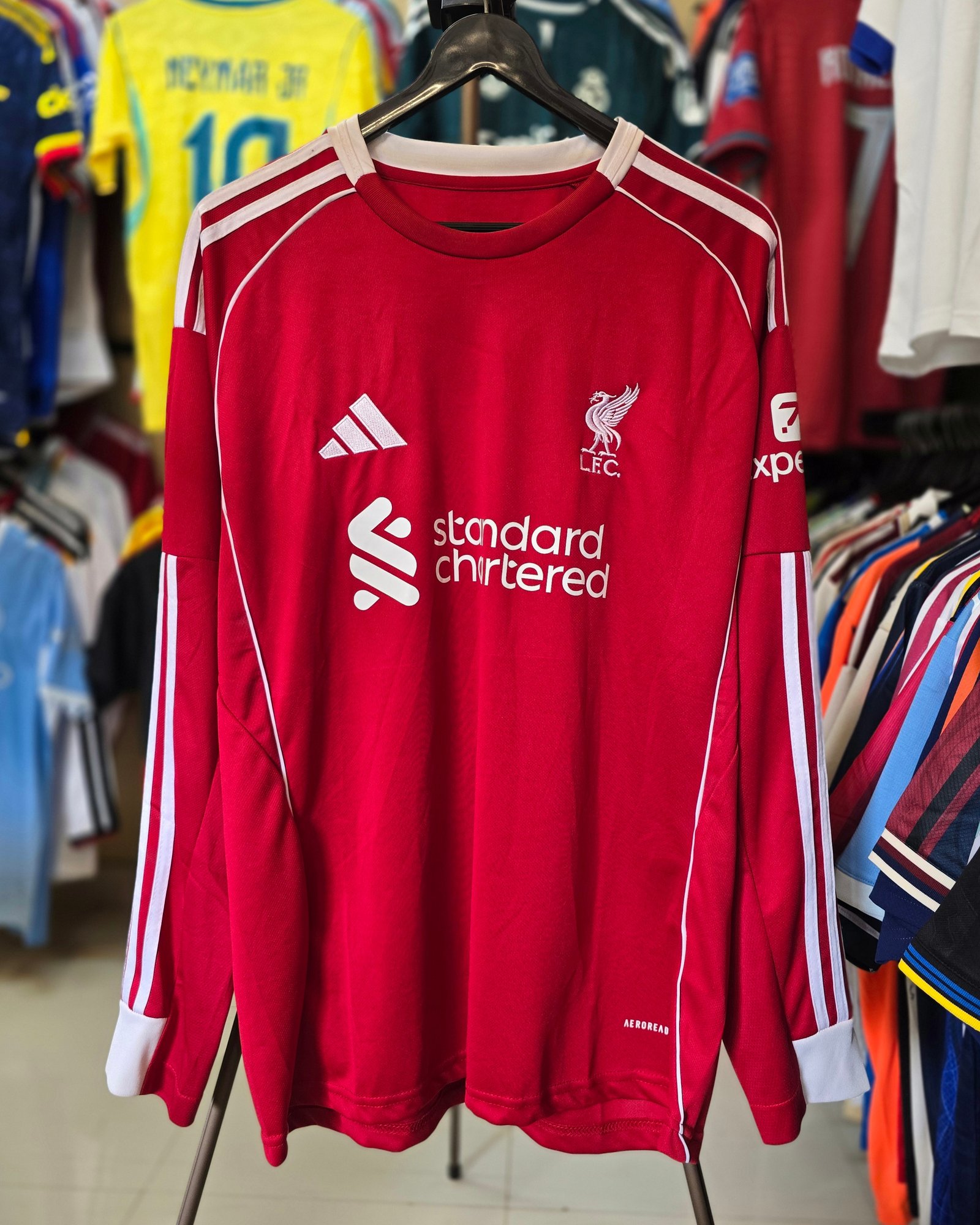 LIVERPOOL HOME FULL SLEEVE JERSEY 2025-26