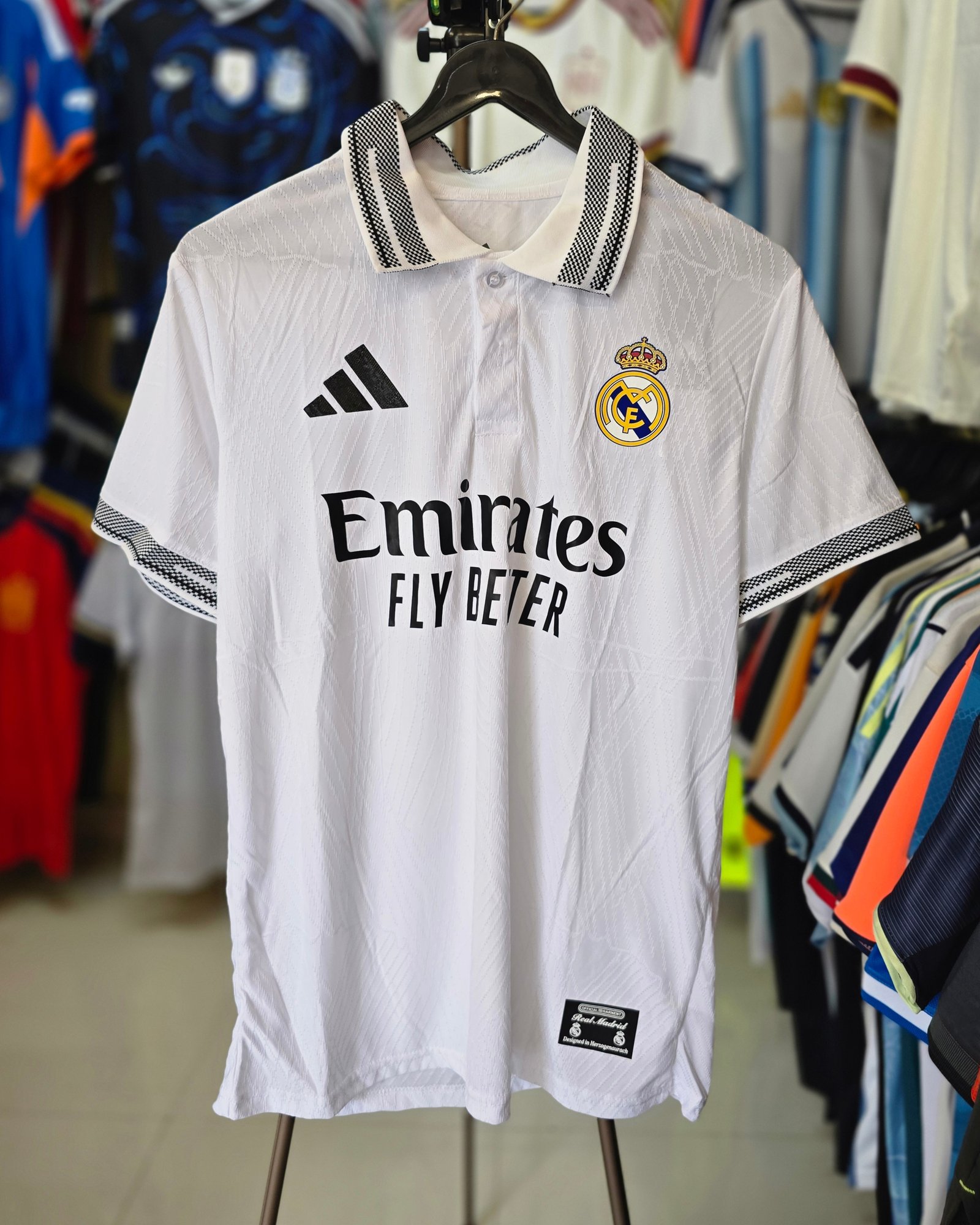 REAL MADRID WHITE POLO JERSEY 2026