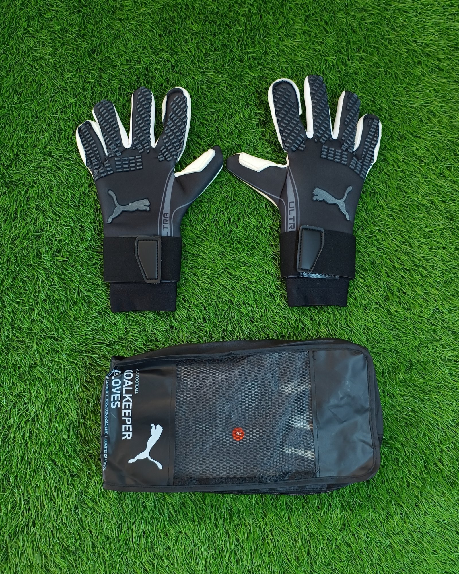 PU BLACK GOALKEEPER GLOVES