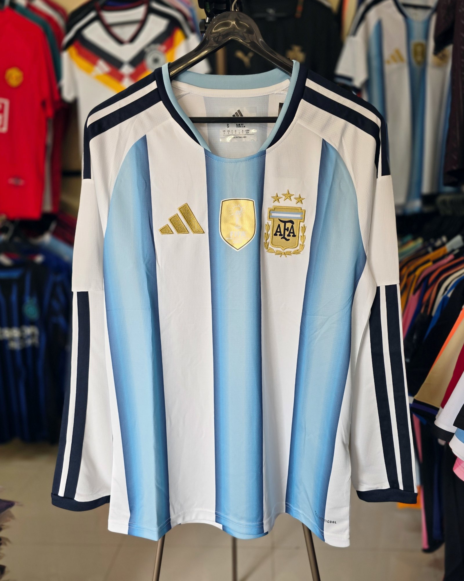 ARGENTINA HOME FULL SLEEVE JERSEY 2026