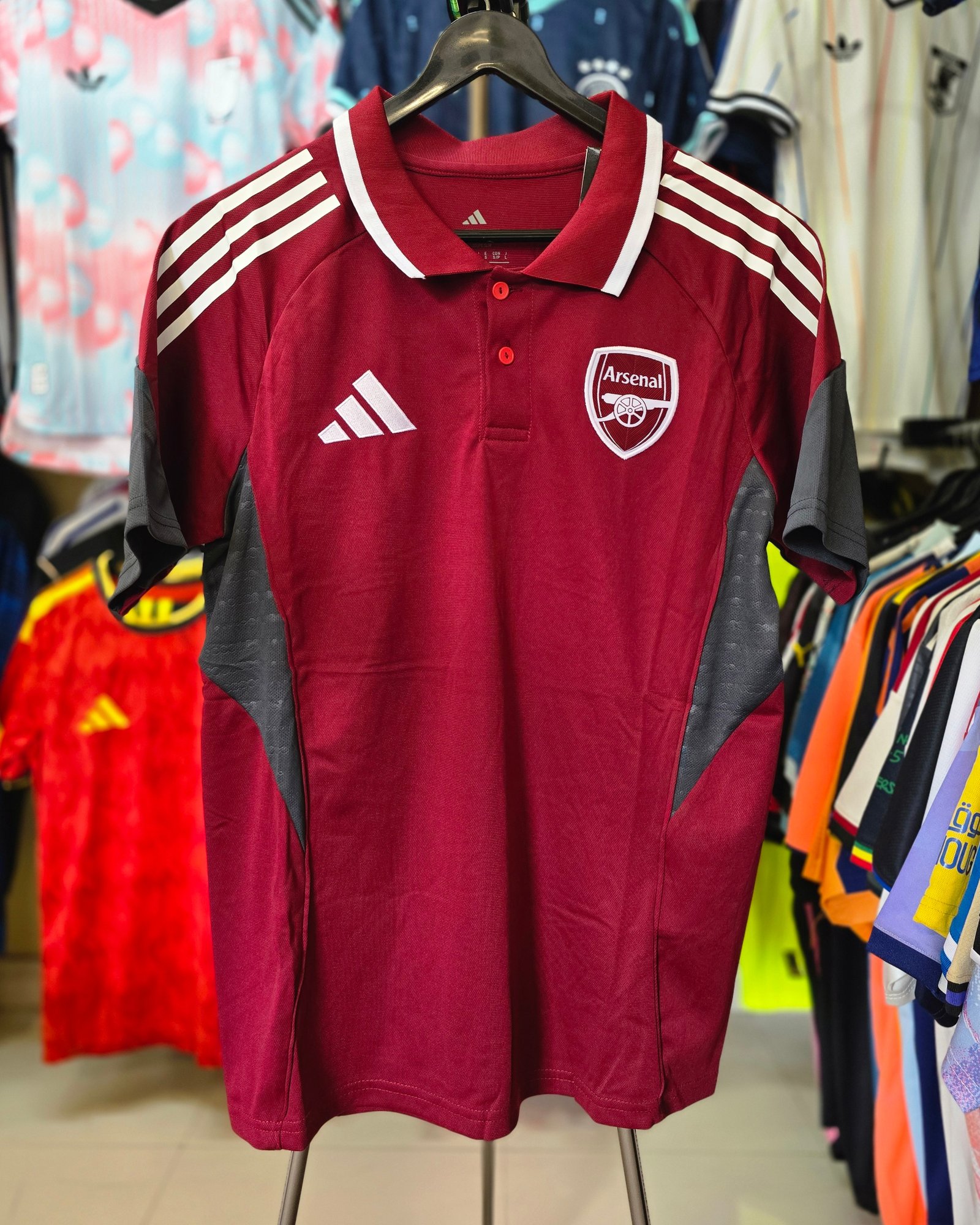 ARSENAL RED POLO TSHIRT