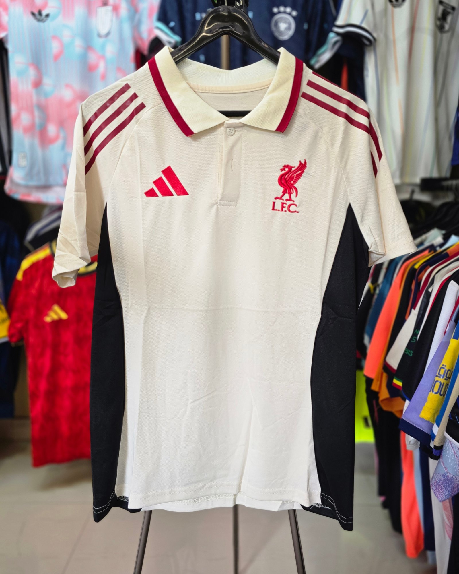 LIVERPOOL CREAM POLO TSHIRT