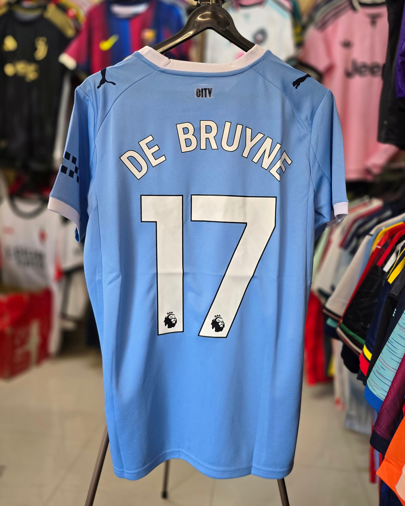 MANCHESTER CITY HOME JERSEY 25-26 ( DE BRUYNE 17)