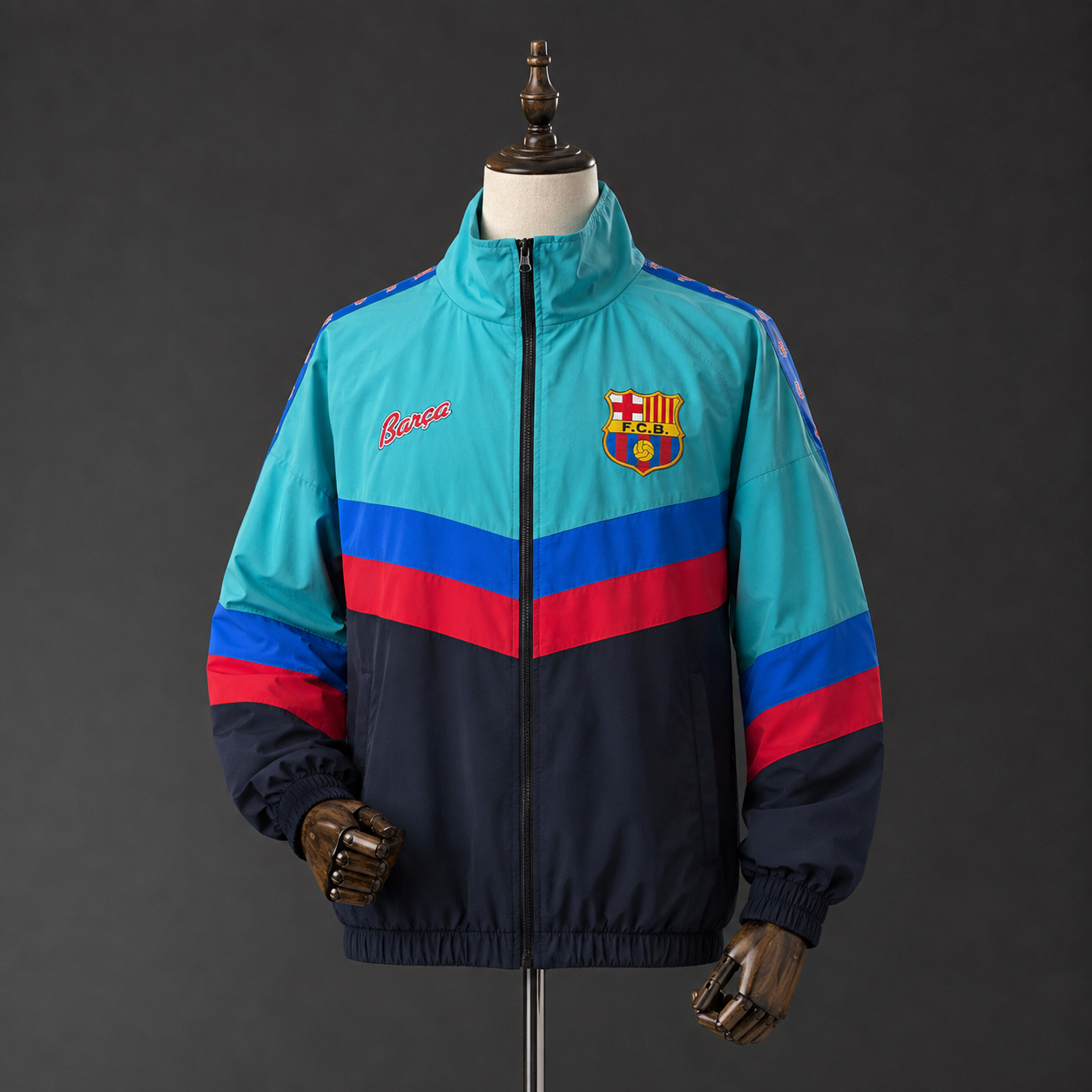 FC BARCELONA VINTAGE WINDBREAKER